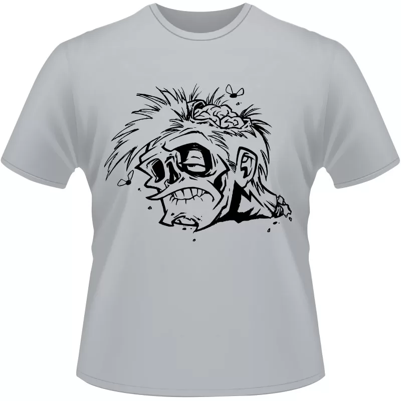 Arte Para Camiseta Zombie Art