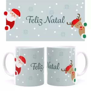 Arte Caneca De Natal 16 Digital Png