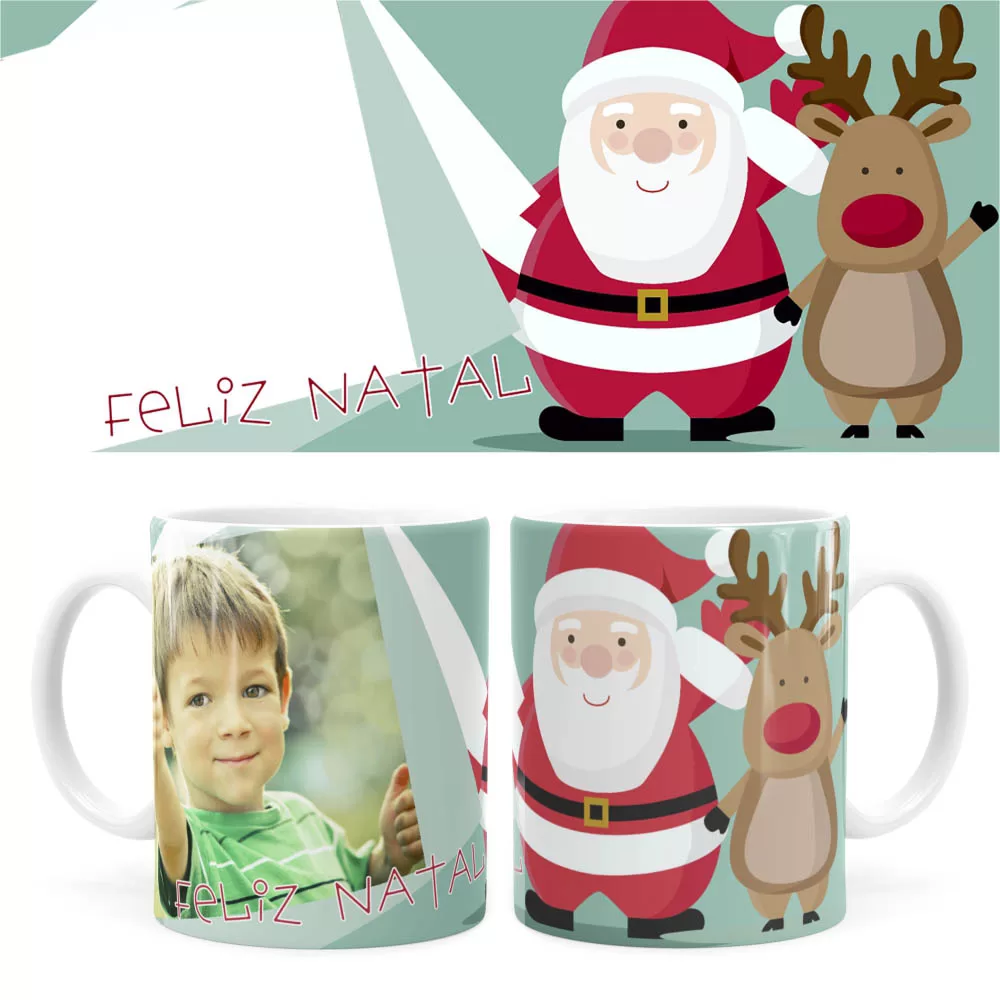 Arte Caneca Natal 62 Digital Png