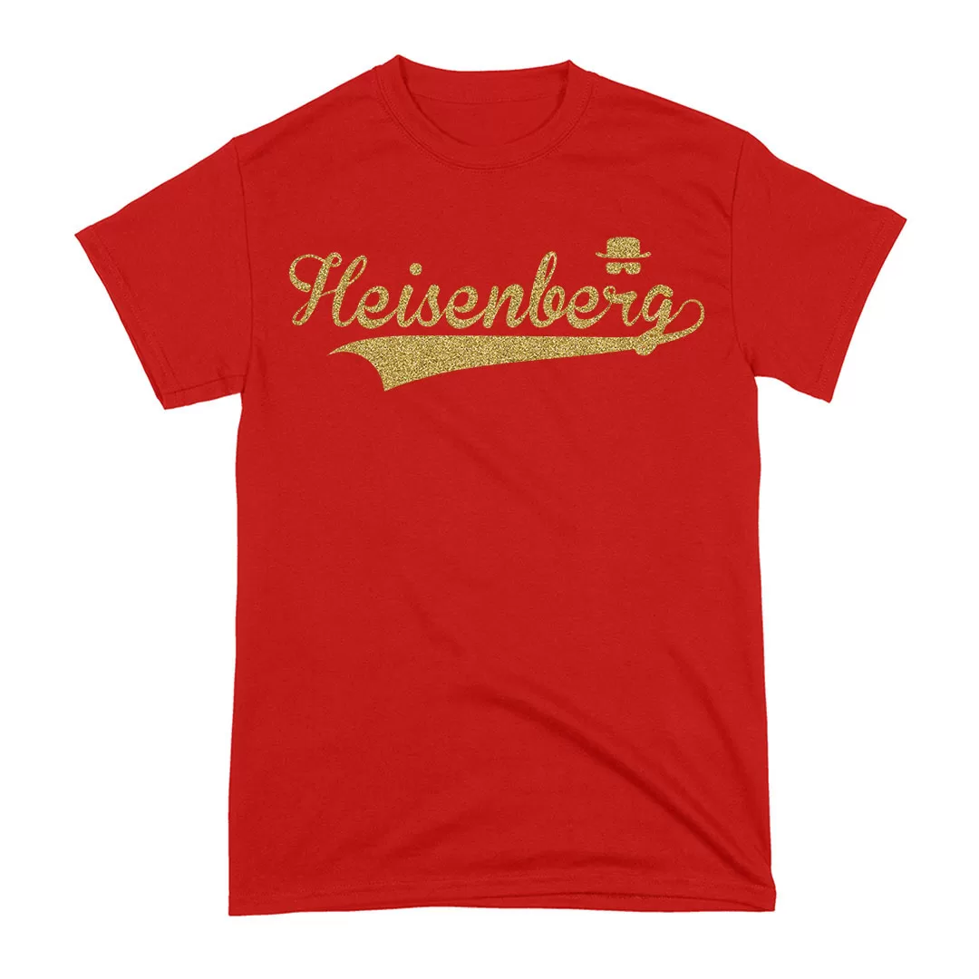 Arte Camiseta Breaking Bad Heisenberg Glitter Arte Camiseta Breaking Bad Heisenberg Glitter