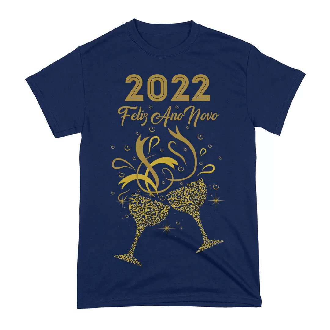 Arte Camiseta Feliz Ano Novo 2022 Brinde Arte Camiseta Feliz Ano Novo 2022 Brinde