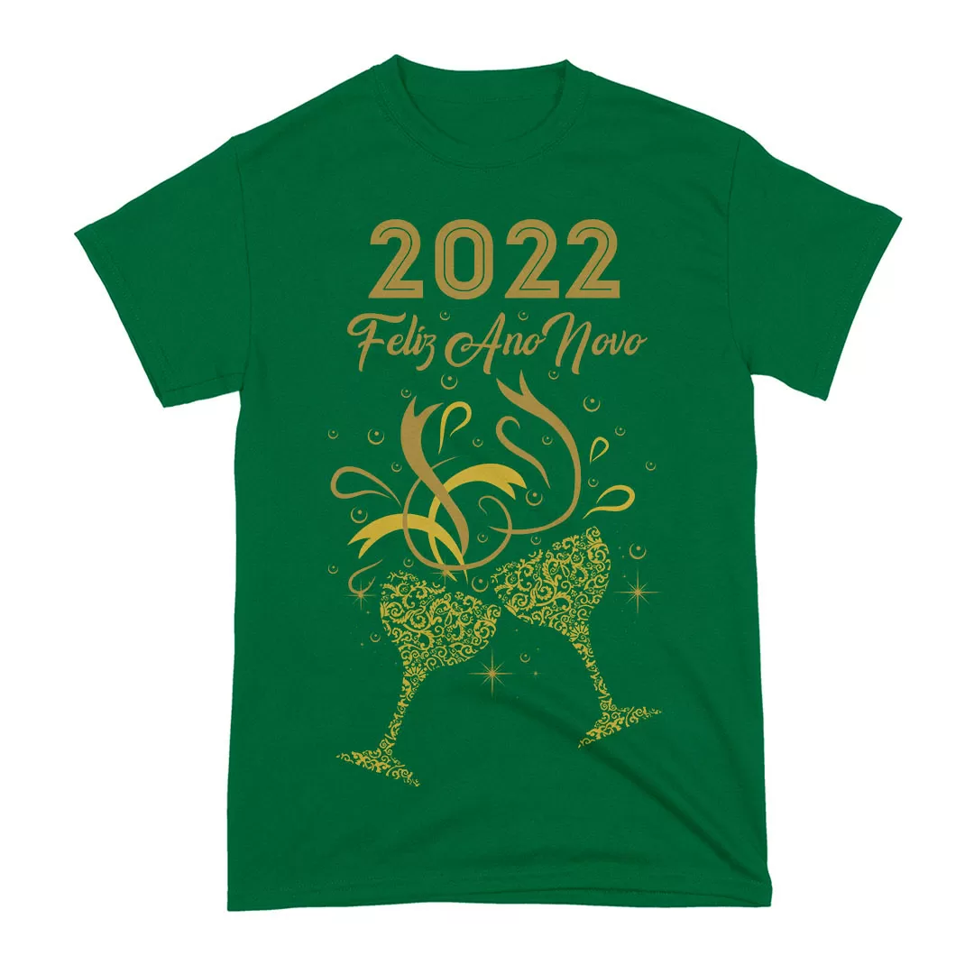 Arte Camiseta Feliz Ano Novo 2022 Brinde Arte Camiseta Feliz Ano Novo 2022 Brinde