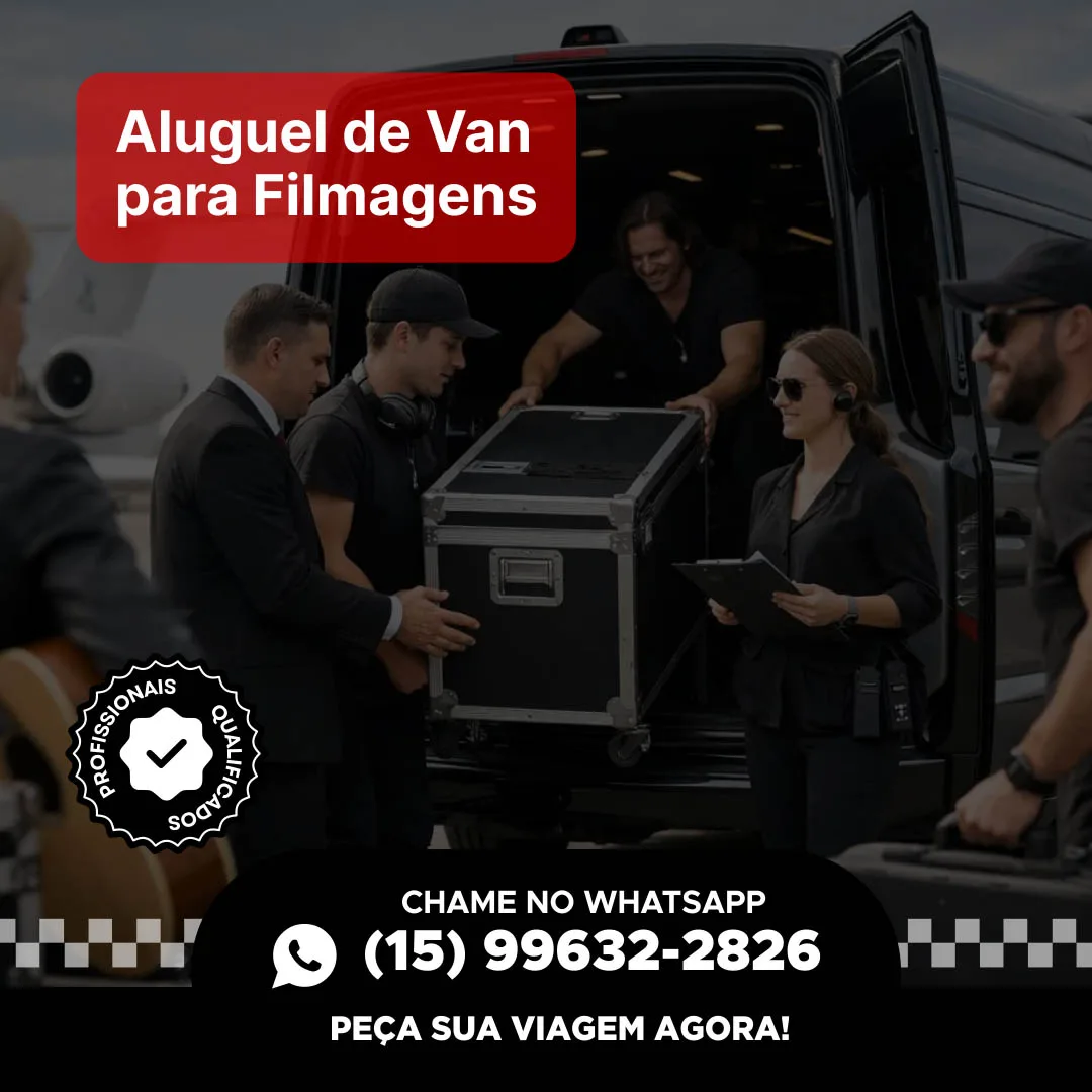 Aluguel de Van para Filmagens Aluguel de Van para Filmagens