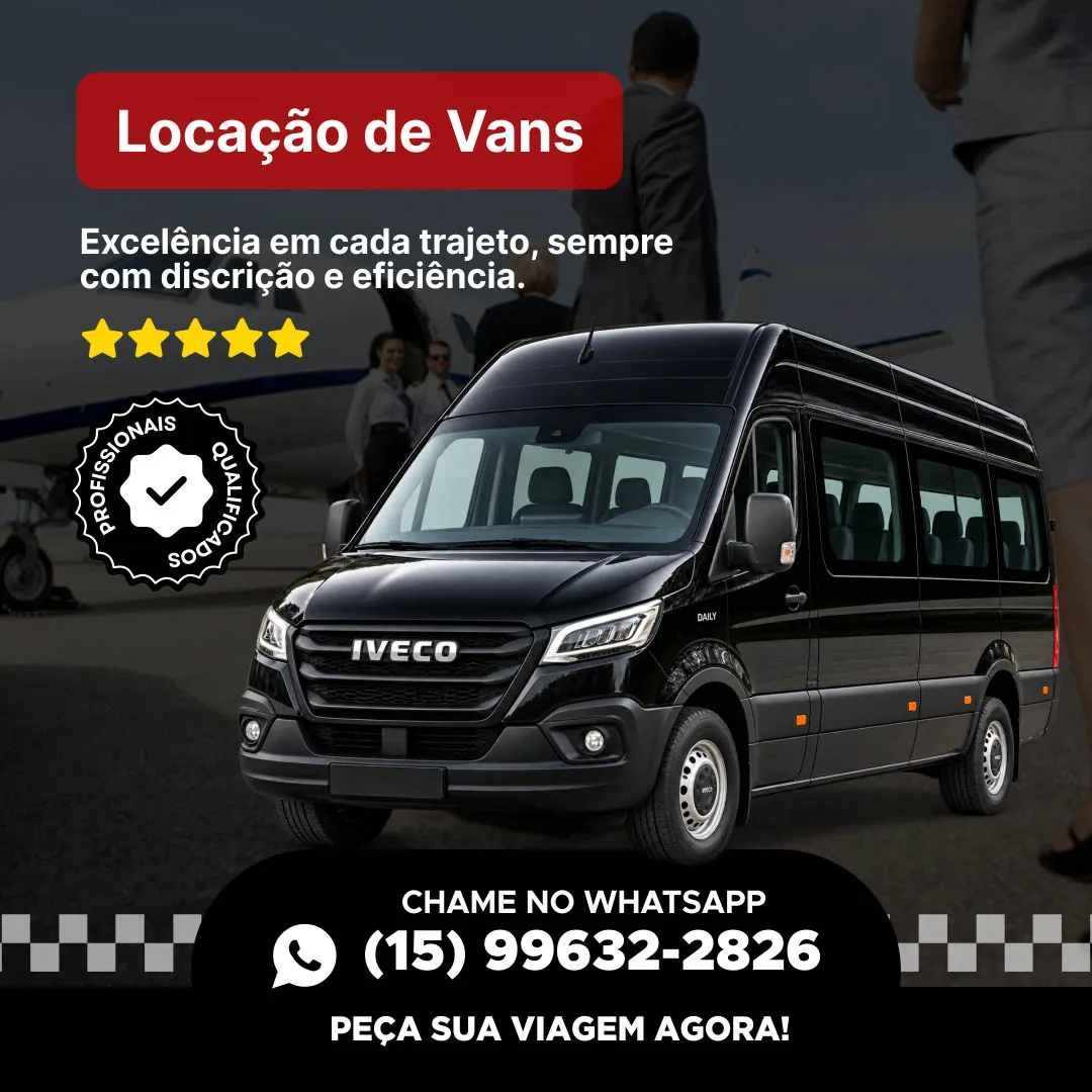 Locação de Vans Locação de Vans
