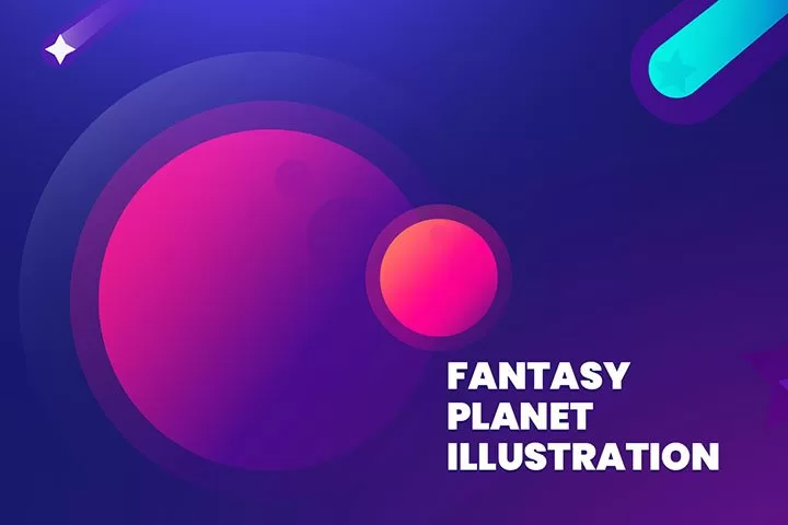 Fantasy Planet Illustration 1 1