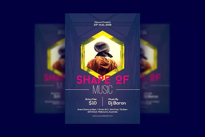 Shape Of Music Poster 1 1 1